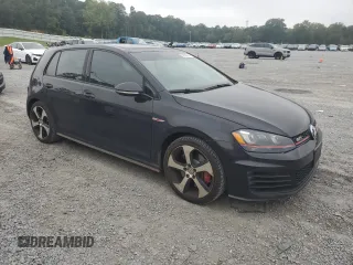 2016 Volkswagen Golf GTI S w/Performance Pkg with VIN 3VW447AU7GM018032, listed as a Copart auction lot 72693904 with 105,001 mi miles and Salvage Title. Bid and sale history available at carsss.com. Image 4.