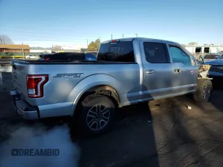 2017 Ford F-150 XL with VIN 1FTFW1EGXHKC98531, listed as a Copart auction lot 83644384 with 110,138 mi miles and Salvage Title. Bid and sale history available at carsss.com. Image 3.