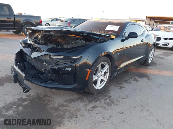 2019 Chevrolet Camaro 1LT z VIN 1G1FB1RX6K0133447, wystawiony jako IAAI lot #41406255 z przebiegiem 125 267 mil mil oraz . Historia ofert i sprzedaży dostępna na DreamBid. Obrazek 2.