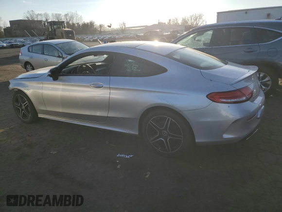 2019 Mercedes-Benz C 300 with VIN WDDWJ8EB9KF832958, listed as a Copart auction lot 74913334 with 55,500 mi miles and Salvage Title. Bid and sale history available at DreamBid. Image 2.