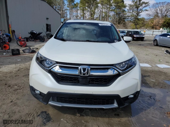 2018 Honda CR-V EX with VIN 2HKRW2H58JH637787, listed as a Copart auction lot 46635325 with 55,747 mi miles and Salvage Title. Bid and sale history available at carsss.com. Image 5.
