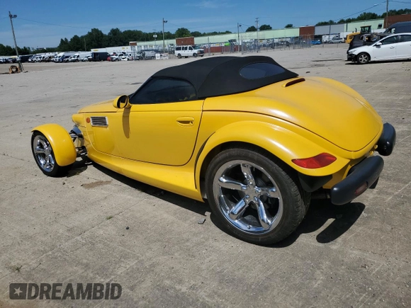 2000 Plymouth Prowler z VIN 1P3EW65G4YV605652, wystawiony jako Copart lot #61837594 z przebiegiem 130 326 mil mil oraz Tytuł czysty. Historia ofert i sprzedaży dostępna na DreamBid. Obrazek 2.