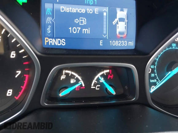 2014 Ford Escape S with VIN 1FMCU0F72EUC36991, listed as a IAAI auction lot 41785649 with 108,233 mi miles. Bid and sale history available at carsss.com. Image 7.