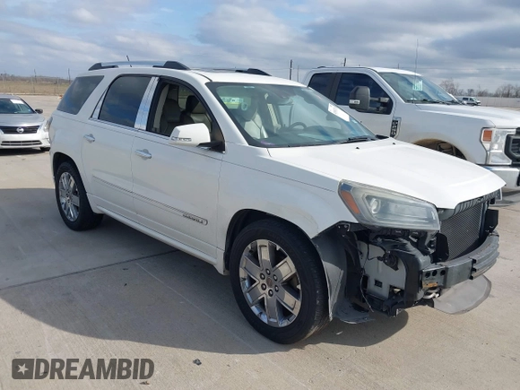 2014 GMC Acadia Denali z VIN 1GKKRTKD7EJ226915, wystawiony jako IAAI lot #41585231 z przebiegiem 146 847 mil mil oraz . Historia ofert i sprzedaży dostępna na DreamBid. Obrazek 1.