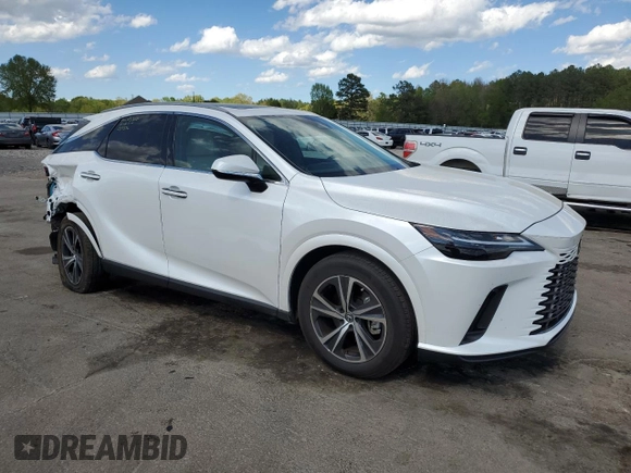 2023 Lexus RX with VIN 2T2BAMBAXPC007889, listed as a Copart auction lot 49576864 with 5,756 mi miles and Salvage Title. Bid and sale history available at carsss.com. Image 4.
