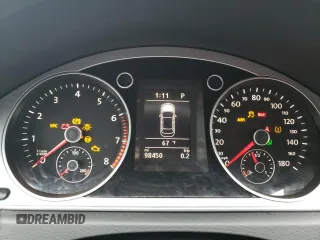 2013 Volkswagen CC R-Line with VIN WVWBP7AN5DE567272, listed as a Copart auction lot 76392474 with 98,450 mi miles and Salvage Title. Bid and sale history available at carsss.com. Image 9.