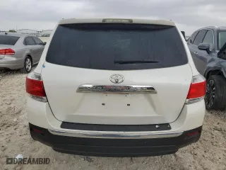 2013 Toyota Highlander with VIN 5TDZA3EH2DS045254, listed as a Copart auction lot 50244815 with 74,507 mi miles and Salvage Title. Bid and sale history available at carsss.com. Image 6.