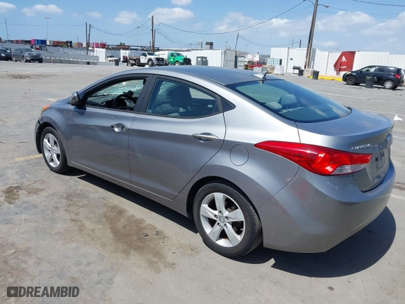 2012 Hyundai Elantra GLS with VIN KMHDH4AE0CU421897, listed as a IAAI auction lot 41958513 with 117,809 mi miles. Bid and sale history available at carsss.com. Image 3.