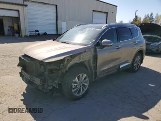 2019 Hyundai Santa Fe Ultimate z VIN 5NMS5CADXKH090256, wystawiony jako Copart lot #52725295 z przebiegiem 150 053 mil mil oraz Szkoda całkowita • Salvage title. Historia ofert i sprzedaży dostępna na DreamBid. Obrazek 1.