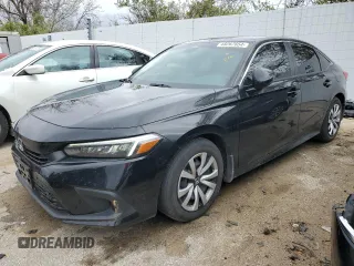 2022 Honda Civic Sedan LX with VIN 2HGFE2F27NH532429, listed as a Copart auction lot 48267654 with 50,912 mi miles and Salvage Title. Bid and sale history available at carsss.com. Image 1.