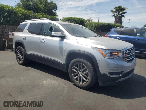 2018 GMC Acadia SLT with VIN 1GKKNMLS2JZ178203, listed as a Copart auction lot 54212175 with 76,873 mi miles and Salvage title. Bid and sale history available at DreamBid. Image 4.