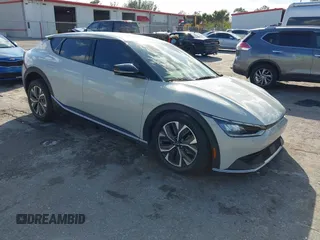 2024 Kia EV6 Wind with VIN KNDC34LA8R5218266, listed as a IAAI auction lot 41626790 with 9,682 mi miles. Bid and sale history available at carsss.com. Image 1.