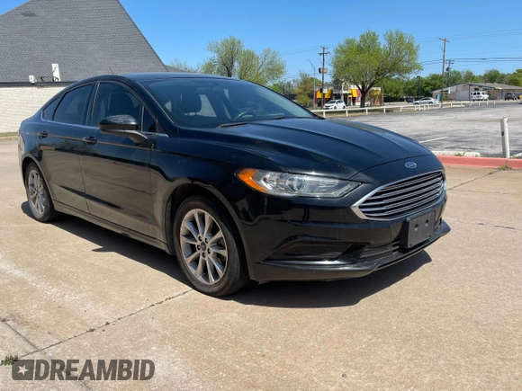 2017 Ford Fusion SE with VIN 3FA6P0HD5HR252082, listed as a Copart auction lot 53118095 with 181,528 mi miles and Clean Title. Bid and sale history available at DreamBid. Image 1.