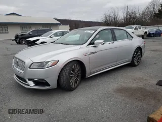 2017 Lincoln Continental Select with VIN 1LN6L9SP6H5627781, listed as a Copart auction lot 86077124 with 38,426 mi miles and Salvage Title. Bid and sale history available at carsss.com. Image 1.