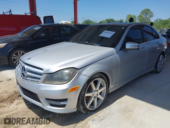 2012 Mercedes-Benz C-Class C 250 Sport with VIN WDDGF4HB4CR217826, listed as a IAAI auction lot 42081024 with 162,127 mi miles. Bid and sale history available at carsss.com. Image 2.