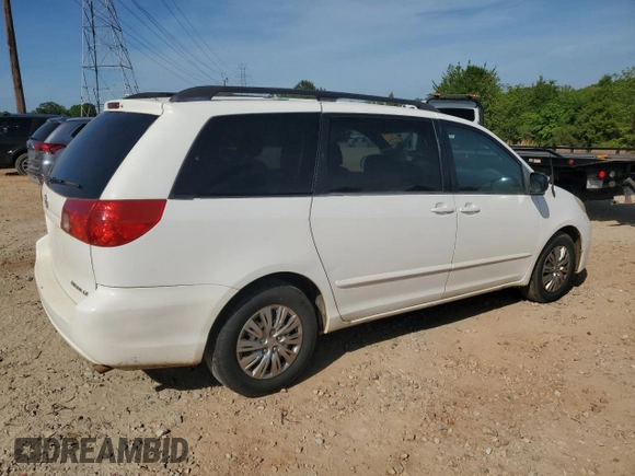 2008 Toyota Sienna CE with VIN 5TDZK23C18S207248, listed as a Copart auction lot 54570195 with 296,000 mi miles and Clean Title. Bid and sale history available at carsss.com. Image 3.