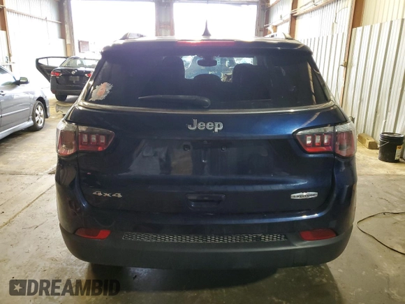 2018 Jeep Compass Latitude with VIN 3C4NJDBB9JT167924, listed as a Copart auction lot 47587475 with 90,146 mi miles and Salvage Title. Bid and sale history available at DreamBid. Image 6.