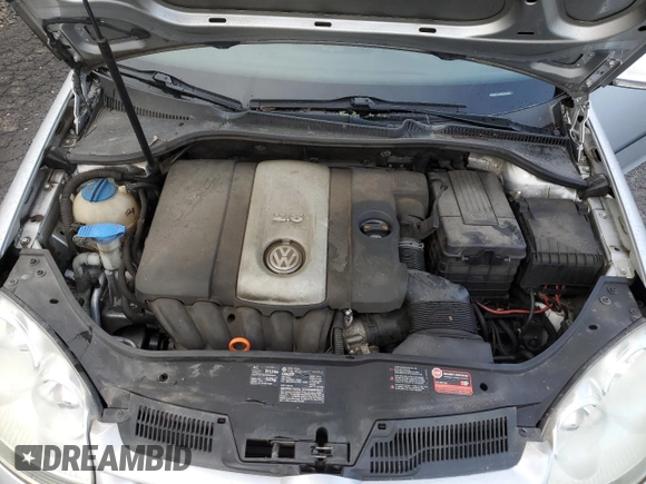 2008 Volkswagen Rabbit S with VIN WVWBA71K28W342685, listed as a Copart auction lot 45339465 with 143,816 mi miles and Salvage title. Bid and sale history available at DreamBid. Image 13.