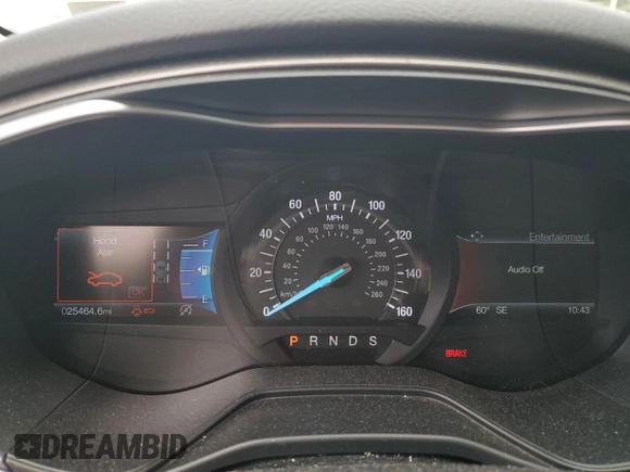 2019 Ford Fusion SE with VIN 3FA6P0HD6KR279461, listed as a Copart auction lot 55236475 with 25,464 mi miles and Salvage Title. Bid and sale history available at carsss.com. Image 9.