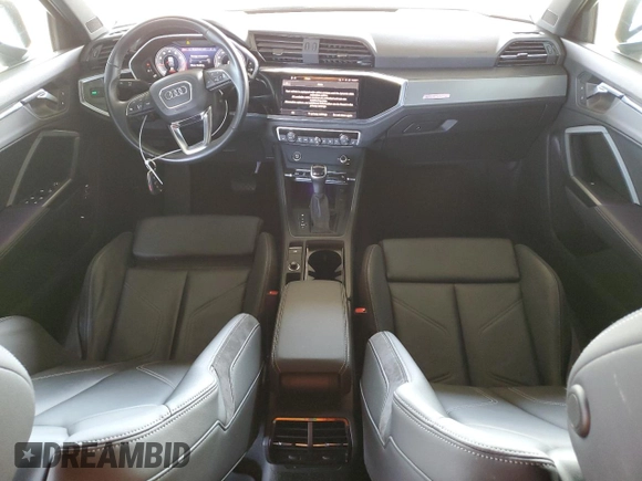 2022 Audi Q3 S line Premium Plus with VIN WA1EECF32N1007232, listed as a Copart auction lot 48738675 with 13,236 mi miles and Salvage Title. Bid and sale history available at carsss.com. Image 8.
