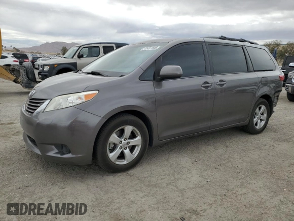 2017 Toyota Sienna LE Auto Access Seat with VIN 5TDKZ3DC4HS831577, listed as a Copart auction lot 47411595 with 115,621 mi miles and Salvage Title. Bid and sale history available at DreamBid. Image 1.