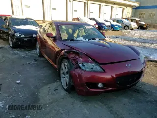 2006 Mazda RX-8 with VIN JM1FE173560205162, listed as a Copart auction lot 88785785 with Not Provided miles and Salvage Title. Bid and sale history available at DreamBid. Image 10.