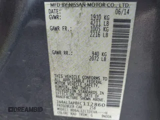 2015 Nissan Altima SV z VIN 1N4AL3AP8FC112860, wystawiony jako IAAI lot #42083386 z przebiegiem 123 672 mil mil oraz . Historia ofert i sprzedaży dostępna na DreamBid. Obrazek 9.