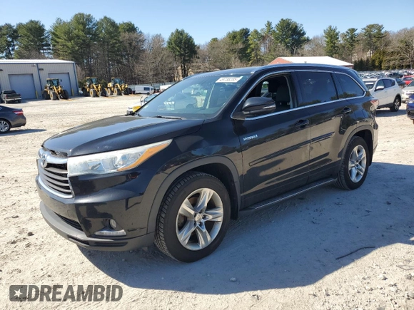 2014 Toyota Highlander Limited with VIN 5TDDCRFH2ES006624, listed as a Copart auction lot 49738285 with 126,881 mi miles and Clean title. Bid and sale history available at DreamBid. Image 1.