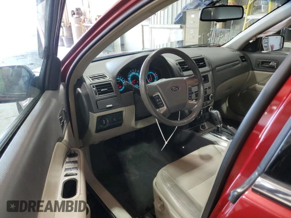 2010 Ford Fusion SEL with VIN 3FAHP0JA9AR260927, listed as a Copart auction lot 53716235 with 92,977 mi miles and Salvage Title. Bid and sale history available at carsss.com. Image 8.