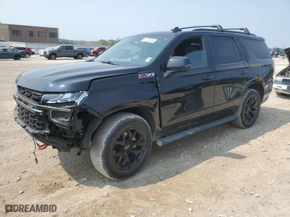 2022 Chevrolet Tahoe Z71 with VIN 1GNSKPKD8NR140433, listed as a Copart auction lot 64792034 with 51,675 mi miles and Salvage Title. Bid and sale history available at carsss.com. Image 1.
