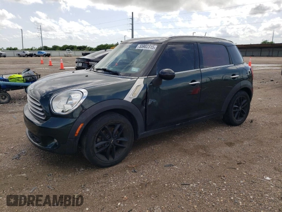 2012 MINI Countryman with VIN WMWZB3C52CWM30833, listed as a Copart auction lot 55902315 with 146,003 mi miles and Clean Title. Bid and sale history available at DreamBid. Image 1.