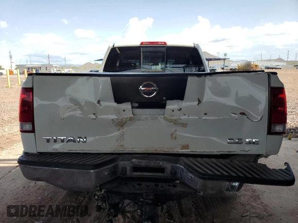 2006 Nissan Titan SE with VIN 1N6AA06A56N515229, listed as a Copart auction lot 59202405 with Not provided miles and Salvage title. Bid and sale history available at DreamBid. Image 6.