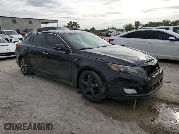 2014 Kia Optima LX z VIN 5XXGM4A79EG331820, wystawiony jako Copart lot #55628945 z przebiegiem Nie podano mil oraz Szkoda całkowita • Salvage title. Historia ofert i sprzedaży dostępna na DreamBid. Obrazek 4.