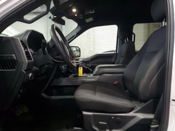 2020 Ford F-150 XL with VIN 1FTFW1E50LKE75868, listed as a Copart auction lot 58371005 with 55,112 mi miles and Salvage title. Bid and sale history available at DreamBid. Image 7.
