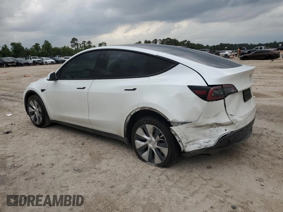 2021 Tesla Model Y Long Range z VIN 5YJYGDEE0MF299944, wystawiony jako Copart lot #55424295 z przebiegiem 54 698 mil mil oraz Szkoda całkowita • Salvage title. Historia ofert i sprzedaży dostępna na DreamBid. Obrazek 2.