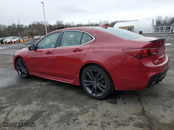 2018 Acura TLX w/A-SPEC Pkg with VIN 19UUB2F64JA012068, listed as a Copart auction lot 49648905 with 49,293 mi miles and Salvage Title. Bid and sale history available at carsss.com. Image 2.