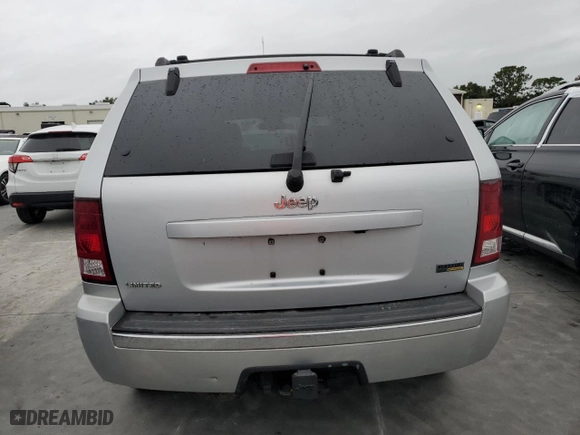 2007 Jeep Grand Cherokee Limited with VIN 1J8HS58P07C501130, listed as a Copart auction lot 74770004 with 0 mi miles and Salvage Title. Bid and sale history available at carsss.com. Image 6.