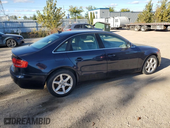 2009 Audi A4 z VIN WAULF58K59N024807, wystawiony jako Copart lot #75260784 z przebiegiem Nie podano mil oraz Czysty tytuł • Clean title. Historia ofert i sprzedaży dostępna na DreamBid. Obrazek 3.
