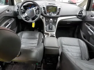 2013 Ford C-Max Energi SEL with VIN 1FADP5CU3DL522348, listed as a Copart auction lot 57094134 with 77,690 mi miles and Salvage Title. Bid and sale history available at carsss.com. Image 8.