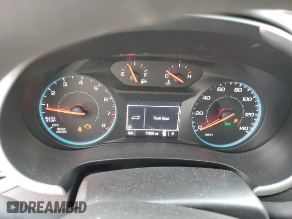 2017 Chevrolet Malibu LS with VIN 1G1ZB5ST7HF228388, listed as a Copart auction lot 41475125 with 71,605 mi miles and Salvage Title. Bid and sale history available at DreamBid. Image 9.
