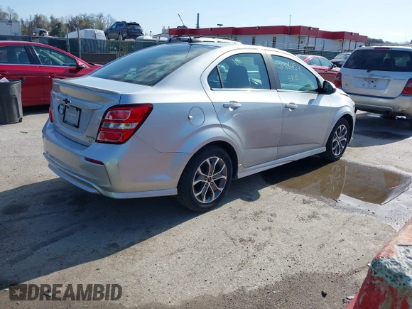 2018 Chevrolet Sonic LT with VIN 1G1JD5SG6J4132523, listed as a IAAI auction lot 41918454 with 59,332 mi miles and . Bid and sale history available at DreamBid. Image 4.