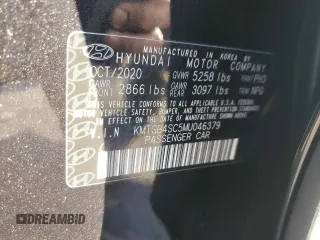 2021 Genesis G80 2.5T with VIN KMTGB4SC5MU046379, listed as a Copart auction lot 77659574 with 30,997 mi miles and Salvage Title. Bid and sale history available at carsss.com. Image 15.