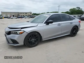 2022 Honda Civic Sport z VIN 2HGFE2F56NH566145, wystawiony jako Copart lot #54957135 z przebiegiem 49 953 mil mil oraz Szkoda całkowita • Salvage title. Historia ofert i sprzedaży dostępna na DreamBid. Obrazek 1.