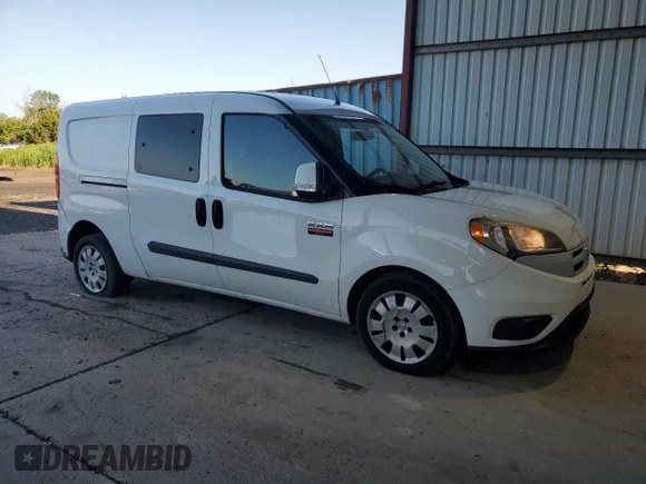 2017 Ram ProMaster City Cargo Tradesman SLT with VIN ZFBERFBB0H6E07666, listed as a Copart auction lot 60877895 with 115,367 mi miles and Clean title. Bid and sale history available at DreamBid. Image 4.