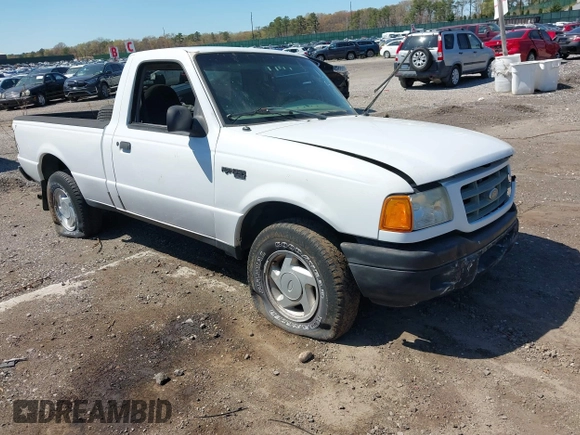 2003 Ford Ranger XL with VIN 1FTYR10D13PA96170, listed as a IAAI auction lot 42039748 with 165,527 mi miles. Bid and sale history available at carsss.com. Image 1.