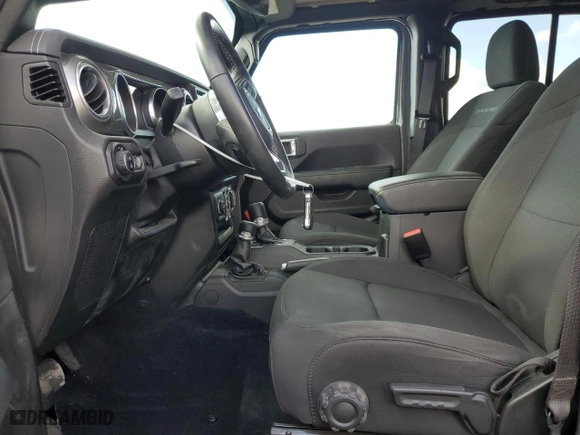 2022 Jeep Gladiator Overland with VIN 1C6HJTFG2NL154325, listed as a Copart auction lot 42418385 with 32,439 mi miles and Salvage Title. Bid and sale history available at carsss.com. Image 7.