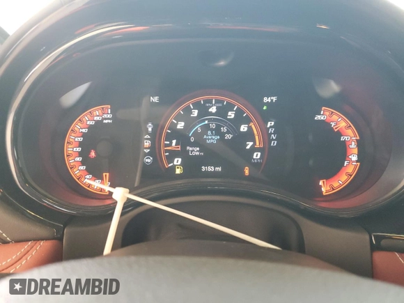 2024 Dodge Durango SRT Hellcat Premium с VIN 1C4SDJH93RC111921, выставлен на аукционе Copart как лот 56499965 с пробегом 3 153 миль миль и Чистый • Clean title. История ставок и продаж доступна на DreamBid. Изображение 9.