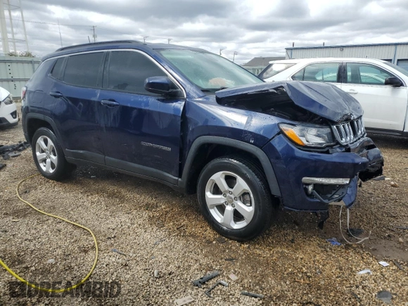 2021 Jeep Compass Altitude z VIN 3C4NJDBB5MT599544, wystawiony jako Copart lot #52992425 z przebiegiem 85 853 mil mil oraz Szkoda całkowita • Salvage title. Historia ofert i sprzedaży dostępna na DreamBid. Obrazek 4.