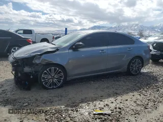 2023 Kia Forte GT with VIN 3KPF44AC3PE514957, listed as a Copart auction lot 49614585 with 32,546 mi miles and Salvage Title. Bid and sale history available at carsss.com. Image 1.