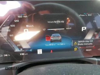 2024 BMW i4 M50 with VIN WBY33AW00RFR75589, listed as a Copart auction lot 54159955 with 8,113 mi miles and Salvage Title. Bid and sale history available at carsss.com. Image 9.